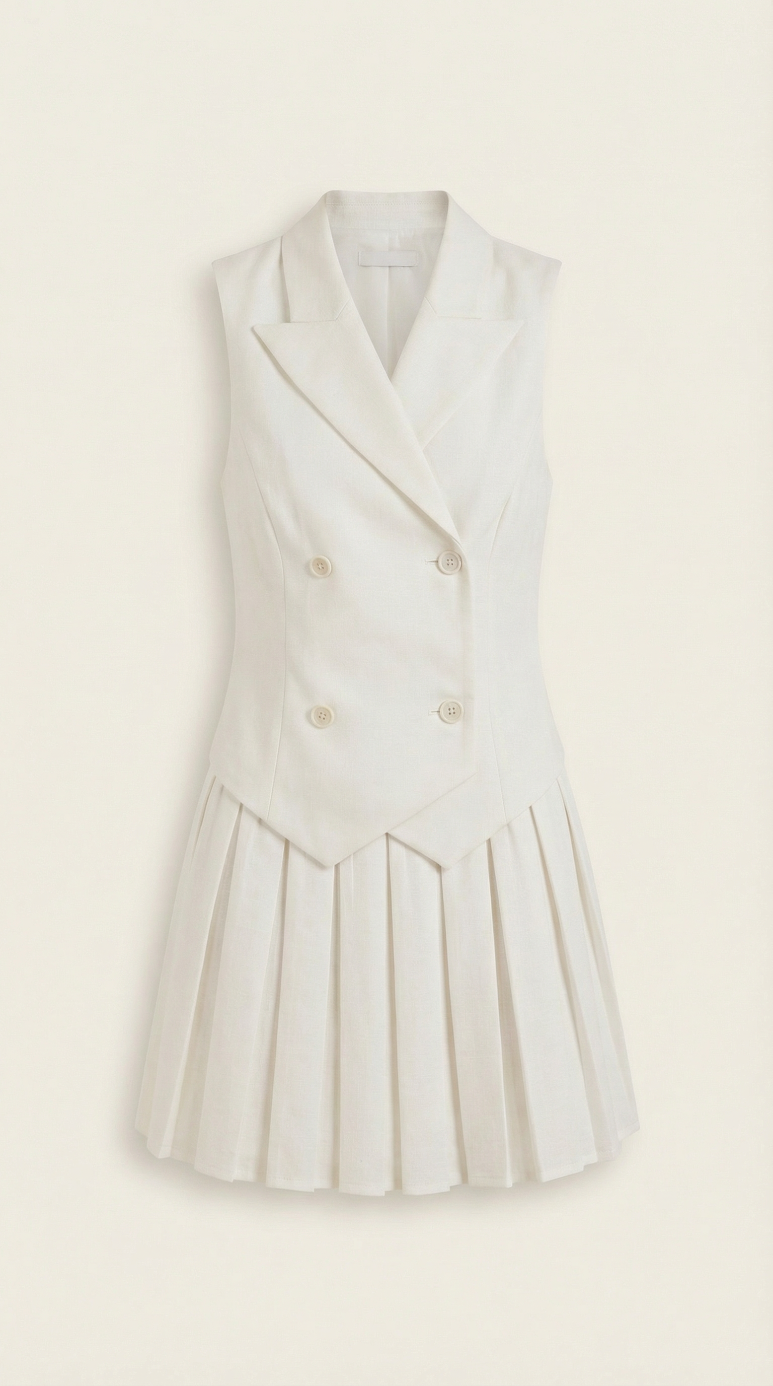 Vestido mini con corte moderno