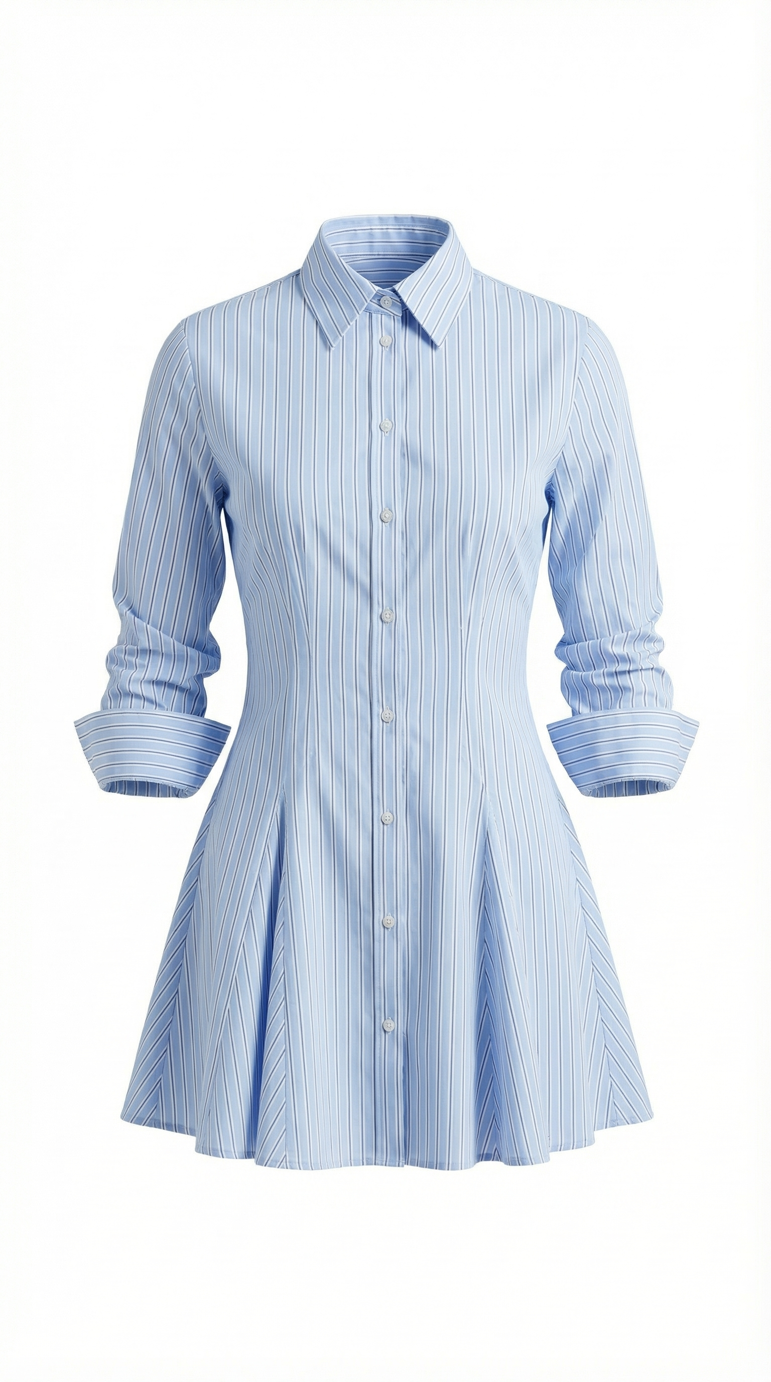 Vestido mini con diseño de rayas