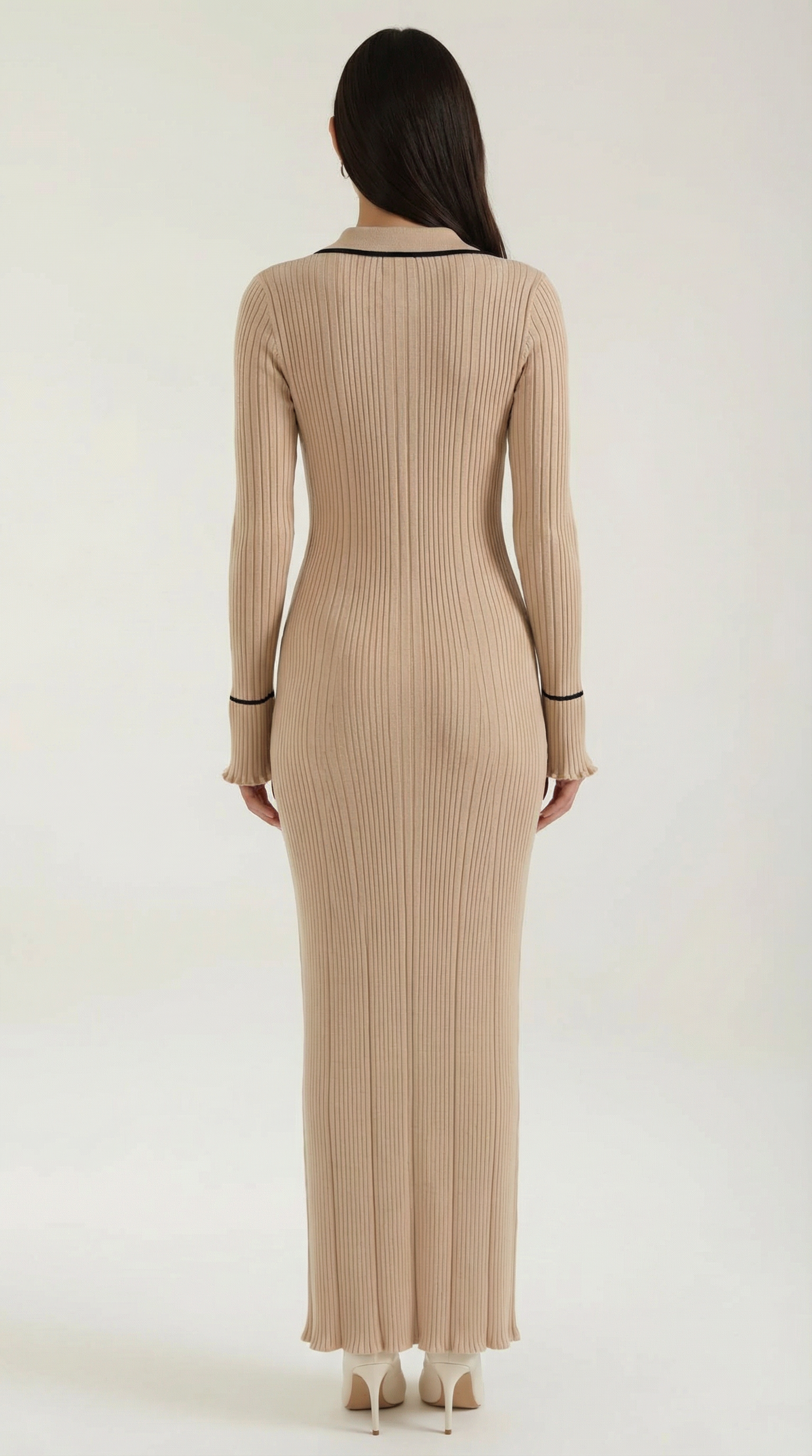 Vestido Maxi Bodycon con Detalle Elegante