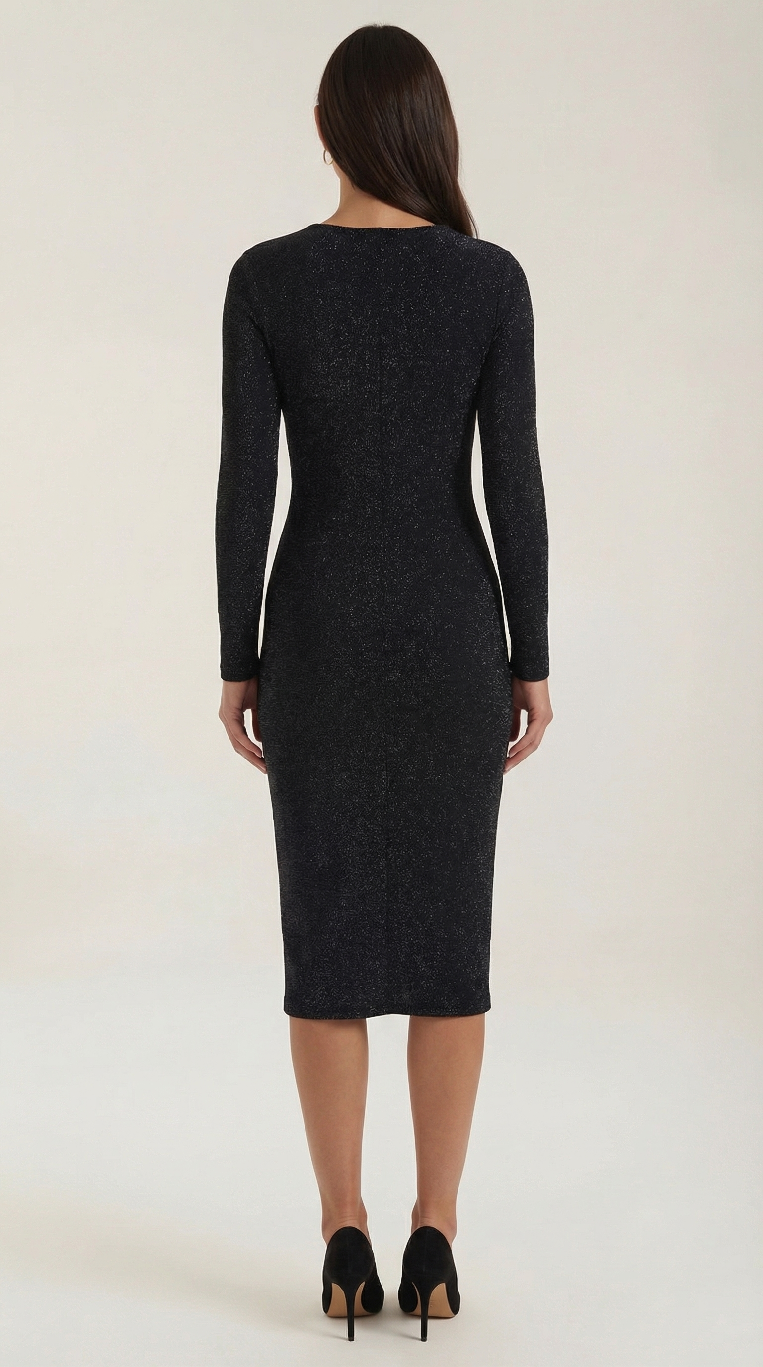 Vestido midi ajustado elegante para mujer