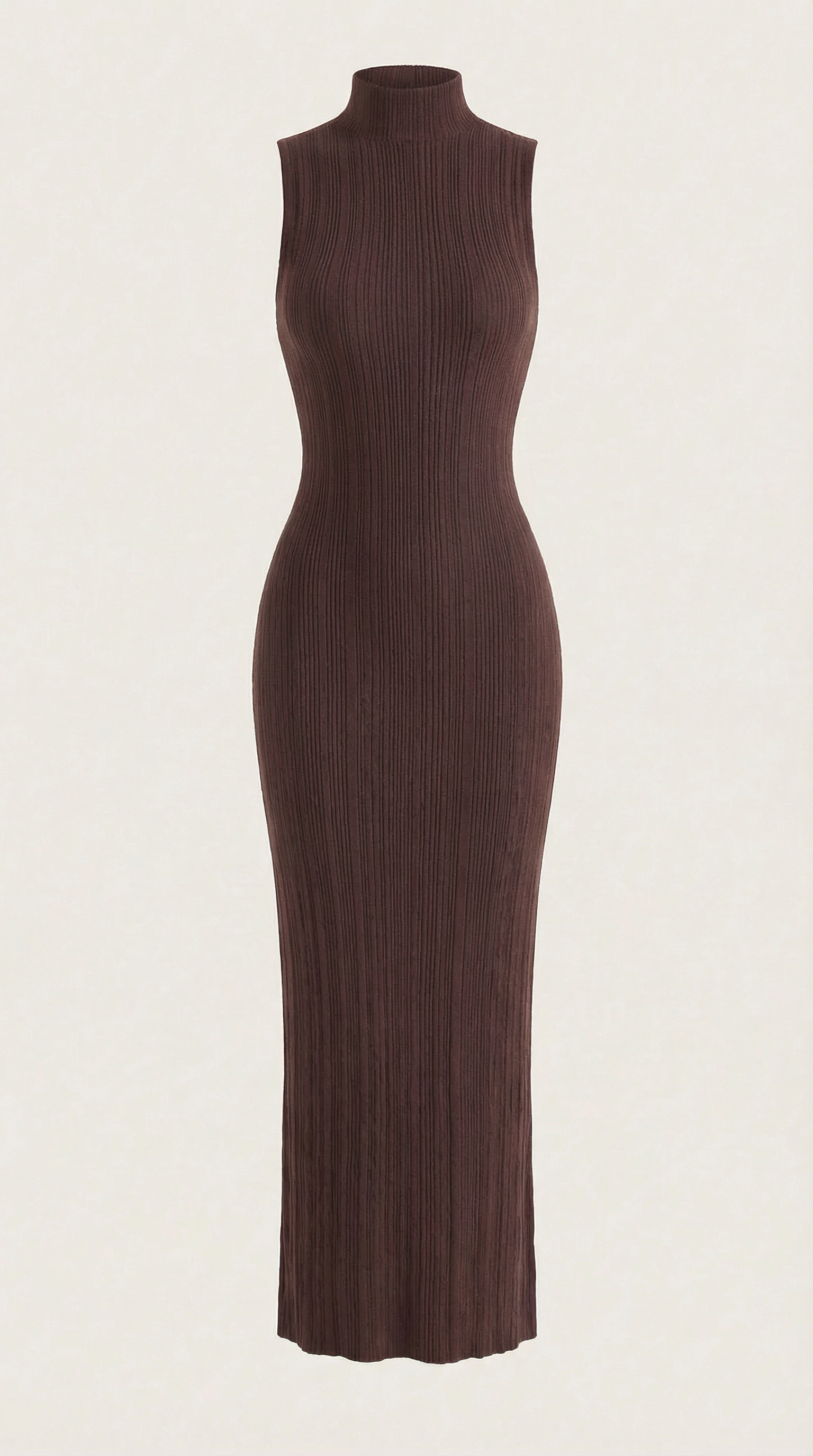 Vestido Bodycon de Cuello Alto Elegante