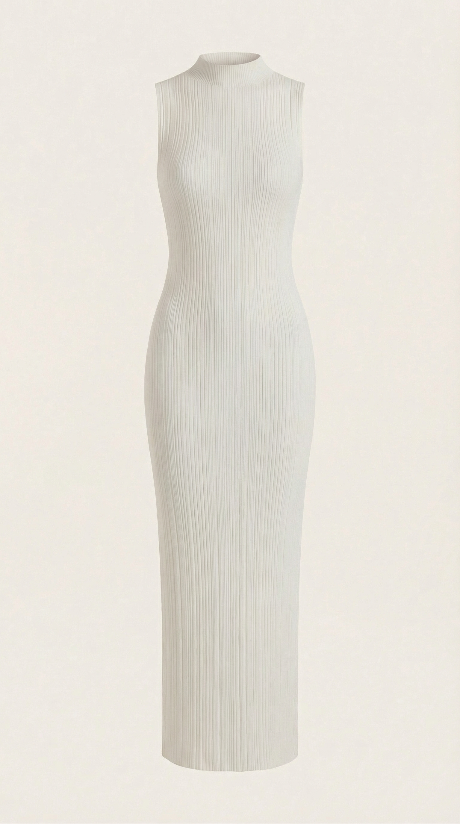 Vestido Bodycon de Cuello Alto Elegante