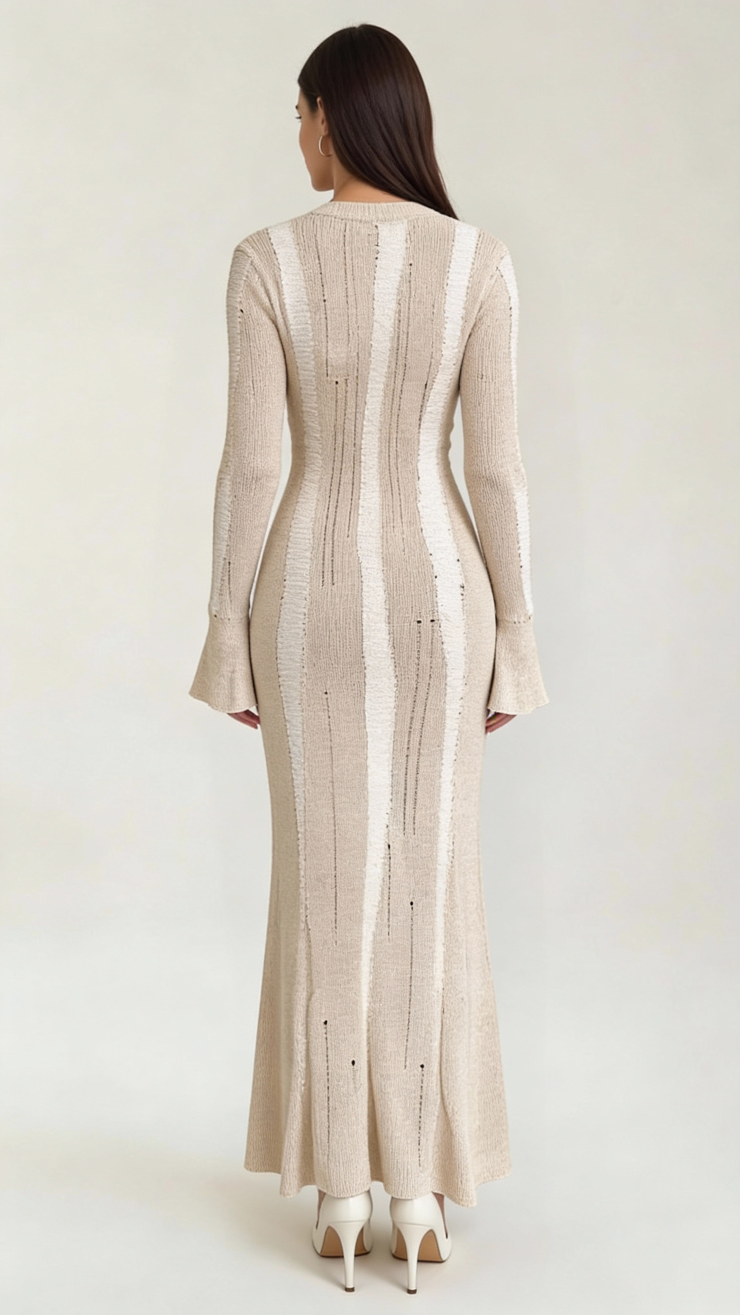 Vestido largo ajustado elegante