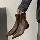 Botines Punta Fina Elegantes