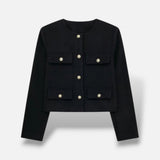 Chaqueta Corta Botones Dorados