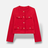 Chaqueta Corta Botones Dorados