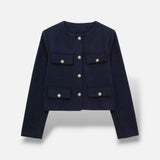 Chaqueta Corta Botones Dorados