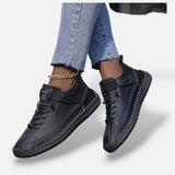 Zapatillas Ante Cordones Costura Artesanal