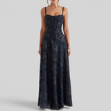 Vestido de Fiesta Floral Chiffon