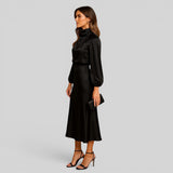 Vestido Midi Cintura Alta
