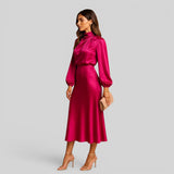 Vestido Midi Cintura Alta