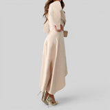 Vestido Midi Ajustado Escote V