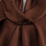 Vestido Midi Terciopelo Cuello Halter