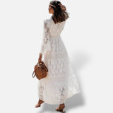 Vestido Maxi Boho Manga Larga