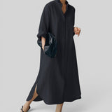 Vestido Midi Camisero de Algodón