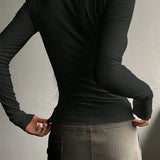 Camiseta Punto Canalé Henley