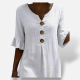 Vestido Midi Camisero Botones Holgado