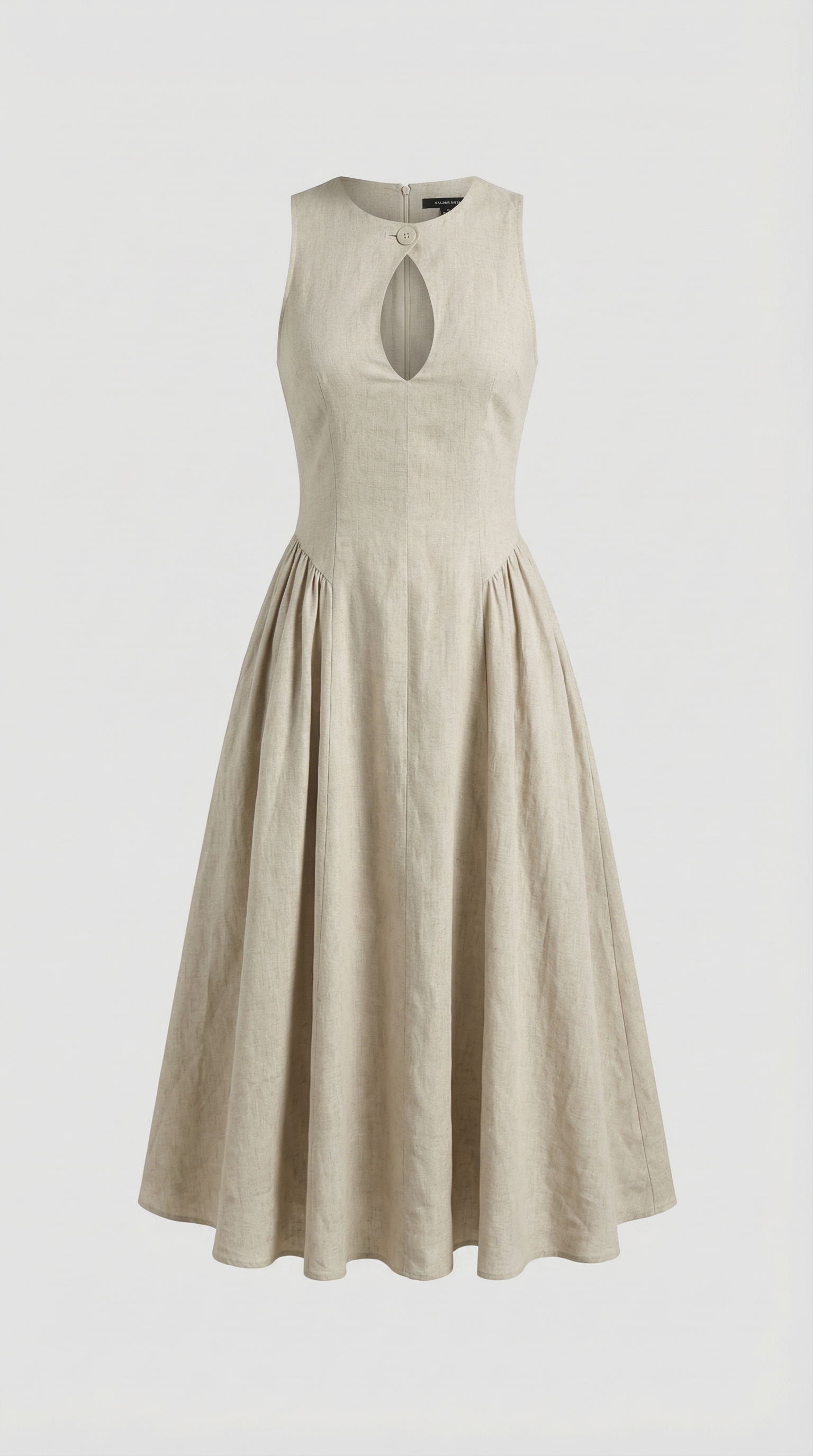 Vestido Midi con Corte Elegante