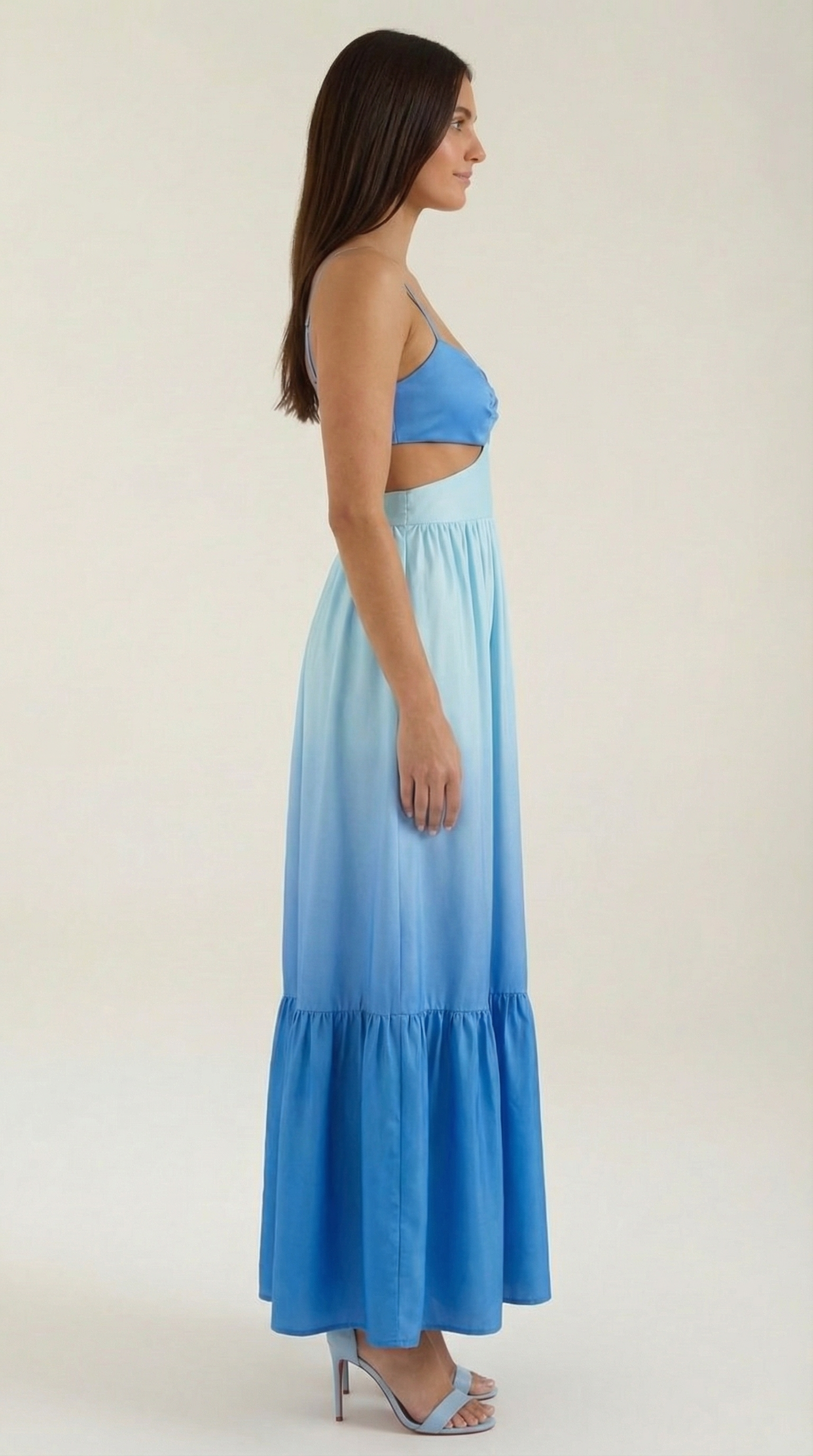 Vestido maxi corte elegante para mujer