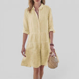 Vestido Midi Rayas Verticales