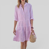 Vestido Midi Rayas Verticales