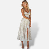 Vestido Midi Corsé Cintura Definida