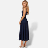 Vestido Midi Corsé Cintura Definida