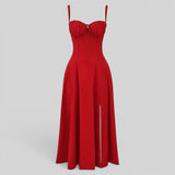 Vestido Midi Corsé Ajustado