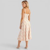 Vestido Midi Corsé Ajustado