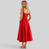 Vestido Midi Corsé Ajustado