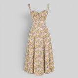 Vestido Midi Corsé Ajustado