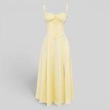 Vestido Midi Corsé Ajustado