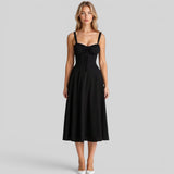Vestido Midi Corsé Ajustado