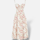 Vestido Midi Corsé Cintura Definida