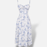 Vestido Midi Corsé Cintura Definida