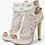 Tacones Luniva - Blanco Marfil - producto 1
