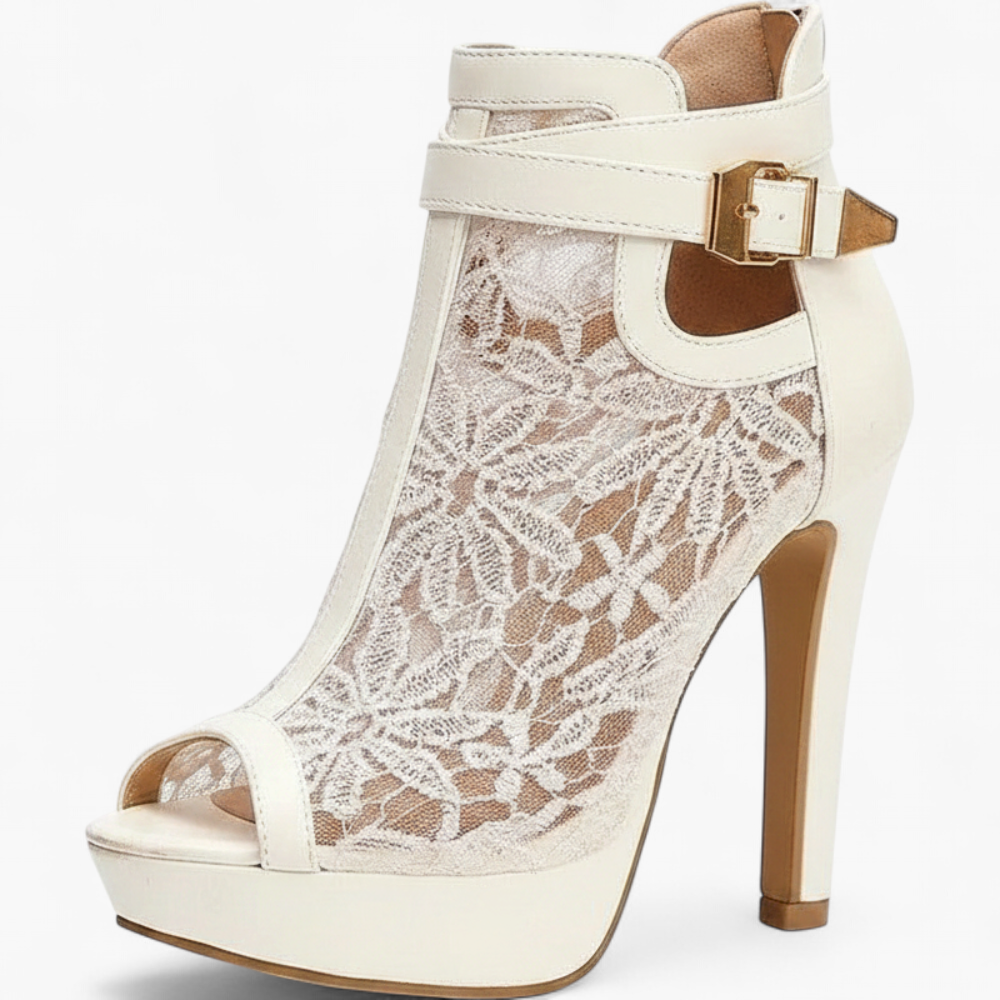 Tacones Luniva - Blanco Marfil - producto 2