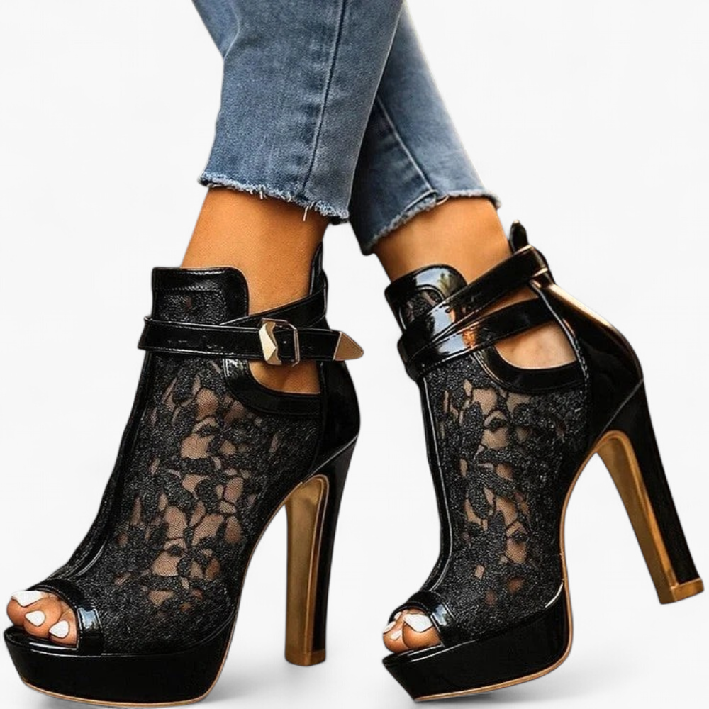 Tacones Luniva - Blanco Marfil - principal 4