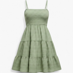 Vestido Fruncido - Verde Salvia - producto