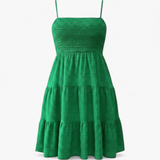 Vestido Fruncido - Esmeralda - producto