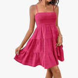 Vestido Fruncido - Fucsia - principal
