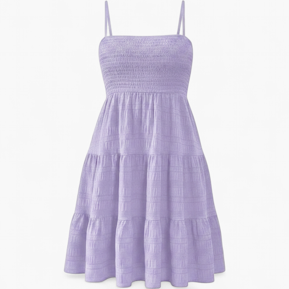 Vestido Fruncido - Lavanda - producto