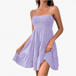Vestido Fruncido - Lavanda - principal