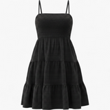 Vestido Fruncido - Negro - producto
