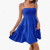 Vestido Fruncido - Azul Oscuro - principal