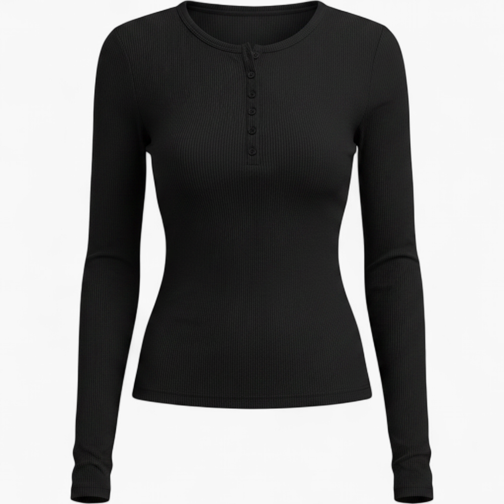 Camiseta Henley - Blanco - producto 2