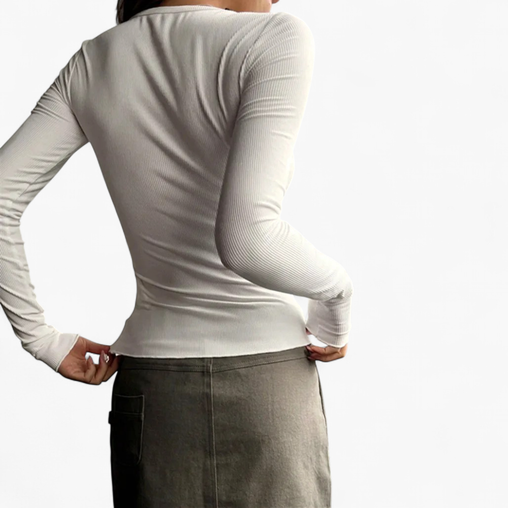 Camiseta Henley - Verde - principal 2