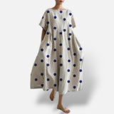 Vestido Estampado Floral Relajado Elegante