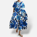 Vestido Estampado Floral Relajado Elegante