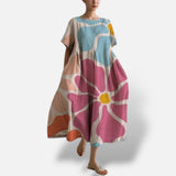 Vestido Estampado Floral Relajado Elegante